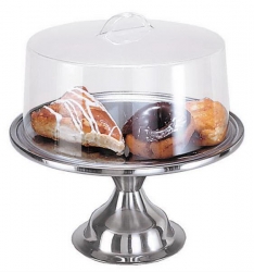 ADCCS13 -  Stainless Steel Cake Stand w/Mirror Finish - 13.5Dia. X 7 1/2H