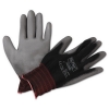 ANSELL Hyflex Lite Gloves - Black/gray, Size 7, 12 Pairs