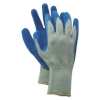 BOARDWALK Rubber Palm Gloves - Gray/blue, X-Large, 1 Dozen