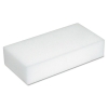 BOARDWALK Disposable Eraser Pads - White, Foam, 100/Ctn