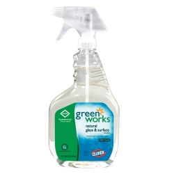 CLO 00459 - CLOROX Green Works™ Natural Glass & Surface Cleaner RTU - 32-OZ. Bottle