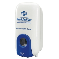 CLO01752CT - CLOROX Hand Sanitizer Spray Dispenser - White/Blue