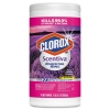 CLOROX Scentiva Disinfecting Wipes - Tuscan Lavender & Jasmine, 70/Canister, 6 Canister/Ctn