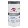 CLOROX VersaSure Cleaner Disinfectant Wipes - 1-Ply, 6"x5", White