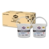 CLOROX VersaSure Cleaner Disinfectant Wipes - 1-Ply, 12" x 12", White, 110/Bucket, 2/CT