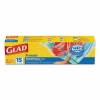 CLOROX Glad® Food Storage Bags - 1 Gal, 2.7 MIL, Clear, 180/Ctn
