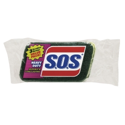 CLO 91029 - CLOROX S.O.S® Heavy-Duty Scrubber Sponge - 3 Sponges per Pack