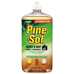 CLO 97348 - CLOROX Pine-Sol® Squirt 'n Mop Multi-Surface Floor Cleaner - 32 Oz, Original Scent