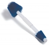Carlisle 19" Spectrum® Double End Plug Valve & Fitting Brush - Blue
