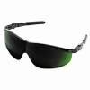 MCR Safety Storm® Safety Glasses - Black Frame, Green Lens