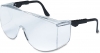 MCR Safety Tacoma Wraparound Safety Glasses - Black Frames, Clear Lenses
