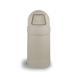 CON 1305 - Continental Round Top Waste Container - 18 Gal. 