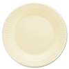 DART Quiet Classic® Laminated Foam Dinnerware - Plates, Honey, 125/PK, 4 Pks/Ctn