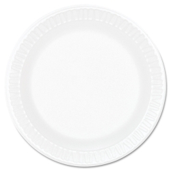 DCC6PWCR - DART Concorde® Non-Laminated Foam Dinnerware - Plate, 6\ Dia, White, 1000/Ctn