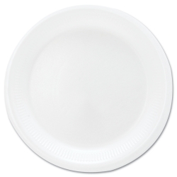 DCC6PWQRPK - DART Mediumweight Foam Dinnerware - Plates, 6\ Dia, White, 125/PK