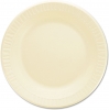 DART Quiet Classic® Laminated Foam Dinnerware - Plate, 9" Dia, Honey, 500/Ctn
