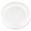 DART Quiet Classic® Laminated Foam Dinnerware - Plate, 9" Dia, White, 125/PK, 4 PK/Ctn