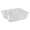 DART ClearPac® Small Nacho Tray - 2-Comp.s, Clear, 125/Bag