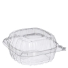 DART ClearSeal® Hinged-Lid Plastic Containers - 13.8 OZ, Clear, 500/Ctn