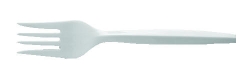 DXESSF21P - RUBBERMAID SmartStock® Mediumweight Polypropylene Cutlery - Forks