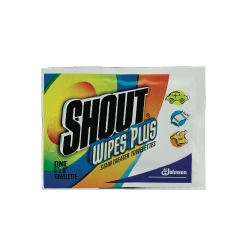 DRK 94354 - DIVERSEY Shout® Wipes Plus Stain Treater Towelettes - 5 x 6 Towelettes