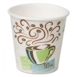 DXE5310DXPK - DIXIE PerfecTouch® Paper Hot Cups - 10 oz, Coffee Dreams Design, 25/PK