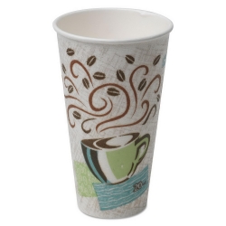 DXE5320CD - DIXIE PerfecTouch® Paper Hot Cups - 20 oz, Coffee Dreams Design, 25/PK, 20 PK/Ctn