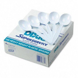 DXESH207 - DIXIE Heavyweight Plastic Soup Spoons - 