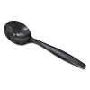 DIXIE Heavyweight Soup Spoons - 5 3/4", Black, 1,000/Ctn