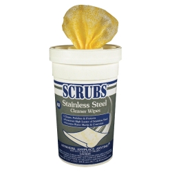 ITW91930 -  SCRUBS® Stainless Steel Cleaner Wipes - 30 Towels per Canister