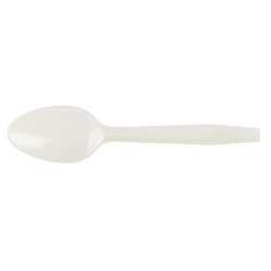 DZOGH1004 - DIZPOZO enviroware™ Heavyweight Plastic Full-Size Cutlery - Soup Spoon