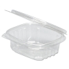GENPAK Plastic Hinged-Lid Deli Containers - High Dome, 24 Oz, Clear, 200/Ctn