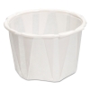 GENPAK Squat Paper Portion Cup - 1.25 Oz., White, 250/Bag, 20 Bags/Ctn