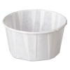 GENPAK Squat Paper Portion Cup - Pleated, 4 Oz, White, 5000/Ctn