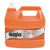 GOJO Natural ORANGE™ Pumice H& Cleaner with Pump Dispenser - Orange Citrus, 1 gal, 4/Carton
