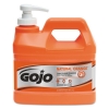 GOJO Natural ORANGE™ Pumice H& Cleaner with Pump Dispenser - Orange Citrus Scent, .5 gal, 4/ct