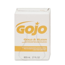 GOJ 9127-12 - GOJO Gold & Klean Antimicrobial Lotion Soap - 800-ml Refill