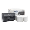 GEORGIA-PACIFIC Professional Compact® Tissue Dispenser & Angel Soft ps® Coreless Tissue Start Kit - 4750 Sheets, 4 RLs/Carton