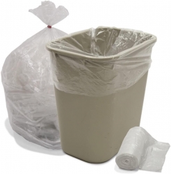 HERZ4022RNR01 - HERITAGE High-Density Waste Can Liners - 7 Gal, 6 Microns, Natural, 2,000/Ctn