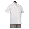  Kitchen Shirt - Medium, One Pocket, White, 22 In. X 30 In., Polyester/cotton
