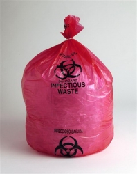 IBSSL2423R - INTEPLAST Institutional Low-Density Can Liners - Red, 7-10 Gal.