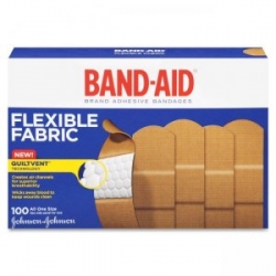 JOJ4444 - RUBBERMAID BAND-AID® Flexible Fabric Adhesive Bandages - 100/BX