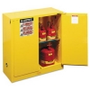 Justrite Sure-Grip® EX Safety Cabinet - 44"h, Yellow