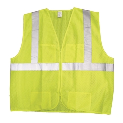 ASC22838 - RUBBERMAID ANSI Class 2 Lime Vest - with Silver Reflective 