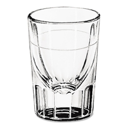 LIB5138 -  Whiskey Service Glasses - 1 Oz, Clear, Tall Whiskey Shot Glass, 48/Carton