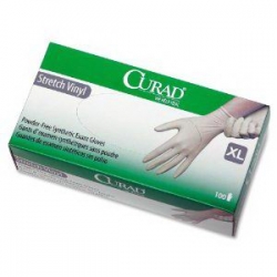 MIICUR8227 -  Curad® Powder-Free Stretch-Vinyl Exam Gloves - X-Large