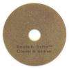 3M Scotch-Brite™ Clean & Shine Pad - 17", YELLOW/GOLD, 5/Carton
