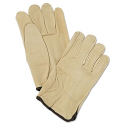 MPG3200L - MCR Safety Full Leather Cow Grain Work Gloves - Large