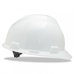 MSA463942 -  MSA V-Gard® Hard Hats - White, Slotted