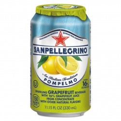 NLE33351 - NESTLE San Pellegrino® Sparkling Fruit Beverages - 12/Carton, Pompelmo (Grapefruit).